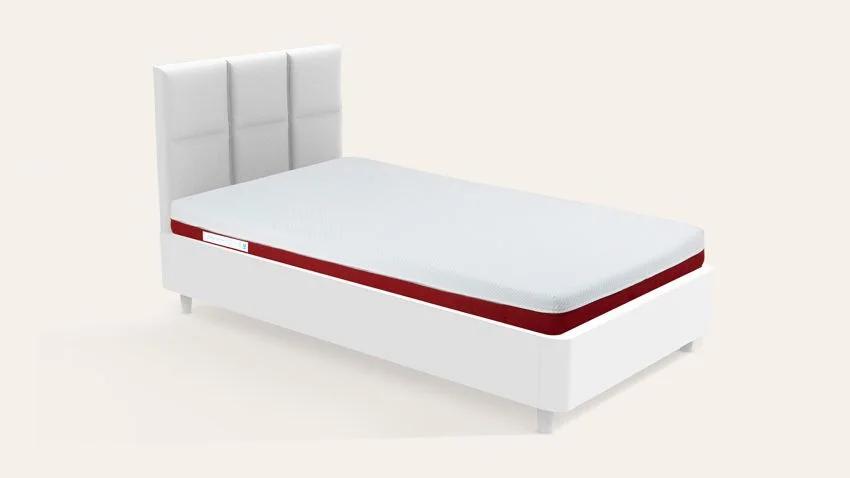 Sleep Essential Single Bed Spring Foam Mattress for High Built (78 x 36 x 5 Inches) - product media
