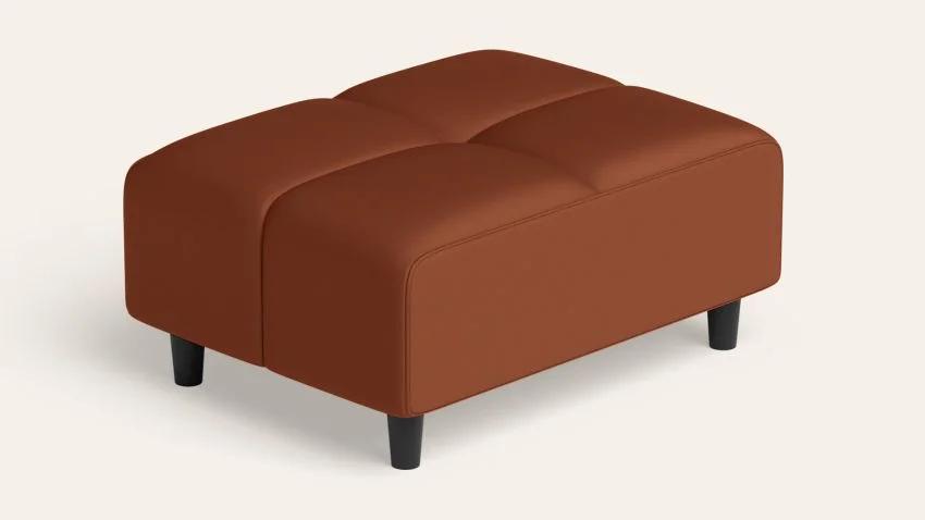 Suez Synthetic Leather Ottoman - product media