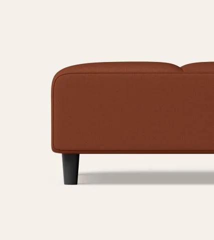 Suez Synthetic Leather Ottoman - product media